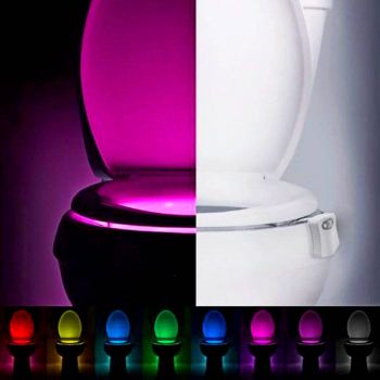 Подсветка для унитаза с датчиком движения 16 цветов оптом